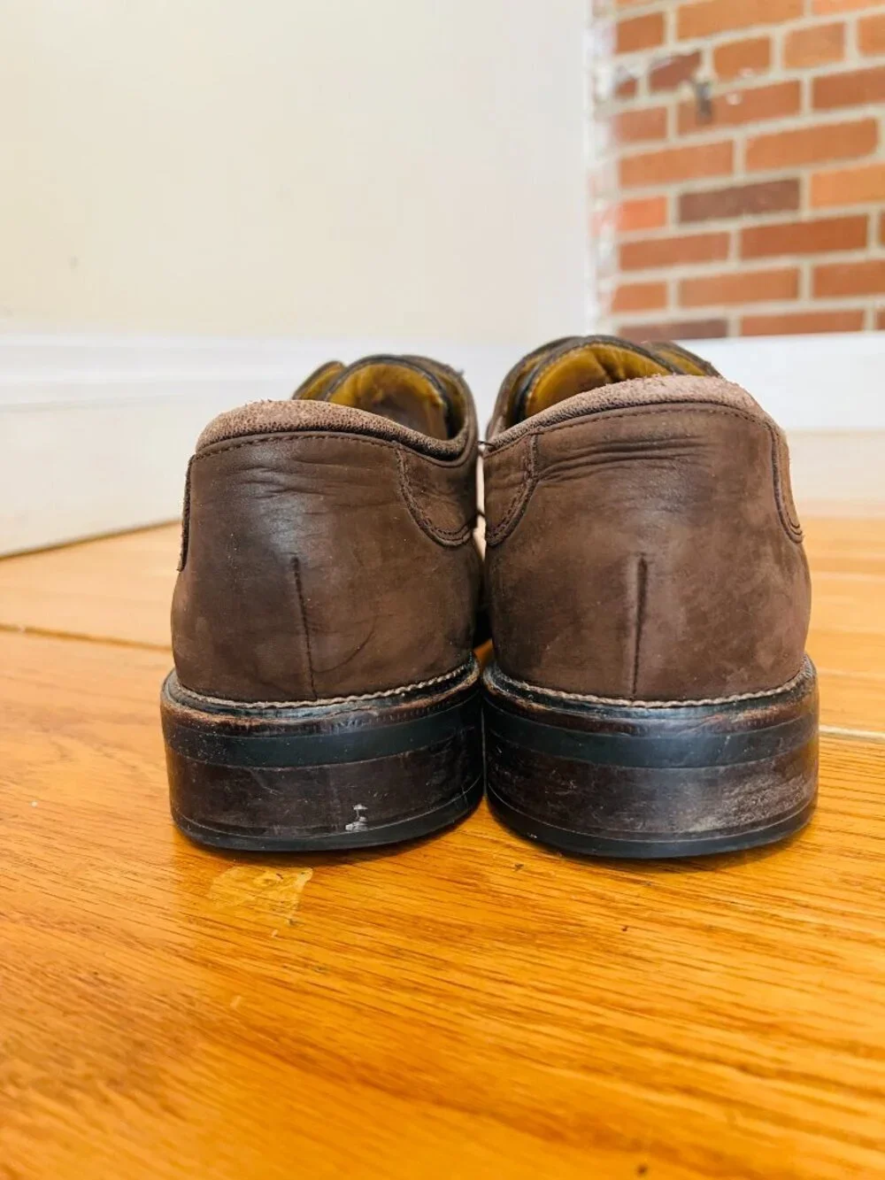 Cole Haan Lenox Hill split-toe brown leather shoes Size 10.5